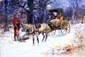 ニューイングランドの古いクリスマス 1918年 チャールズ・マリオン・ラッセル